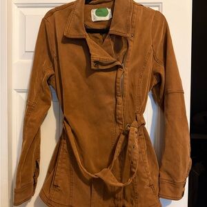Anthropologie Brown Trench Coat